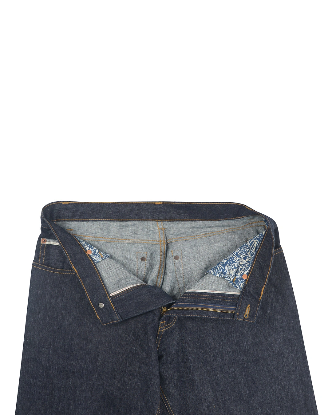 Indigo Selvedge: Classic American Denim. 14oz Knit Comfort & Style.